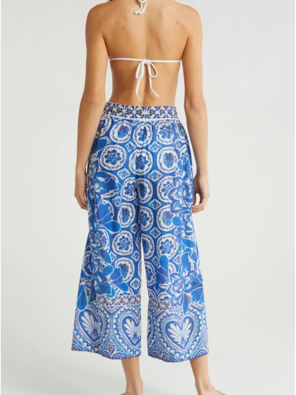 FARM Rio Tile Dream Pants M Blue print - Picture 9 of 9